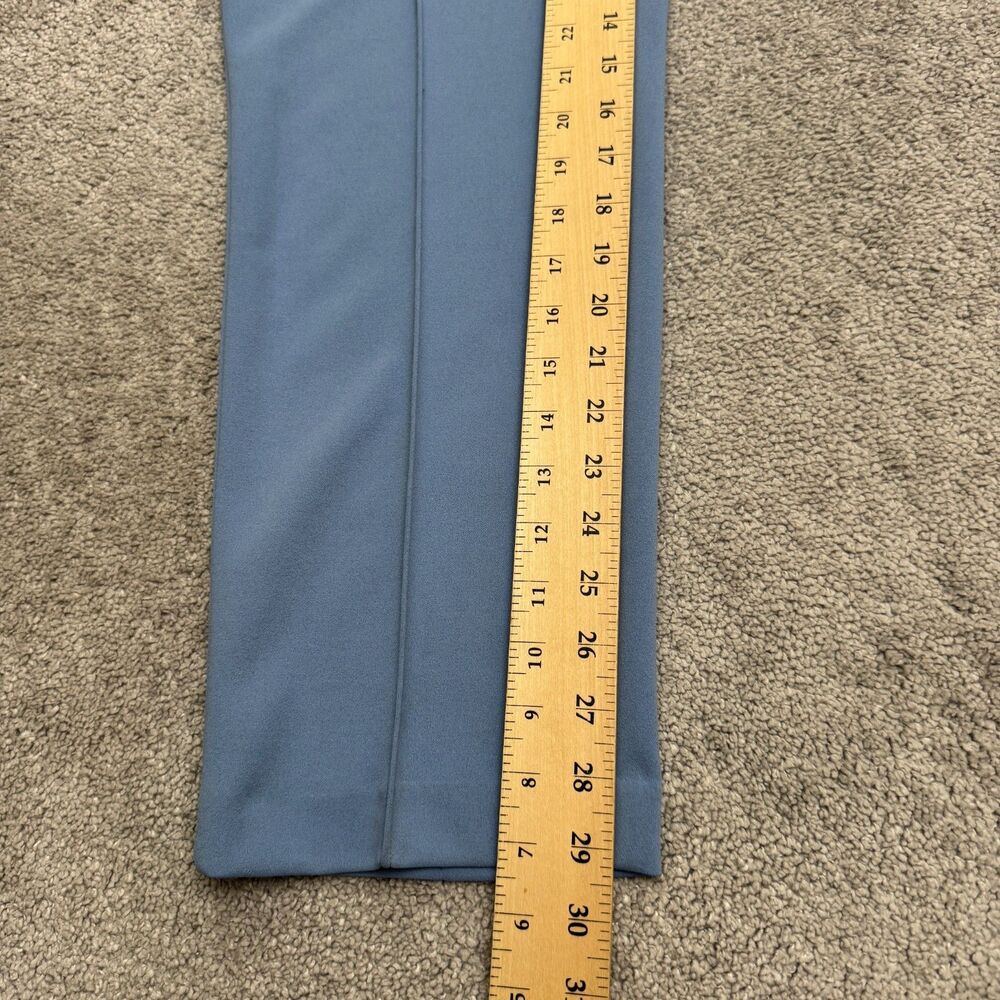 Calvin Klein Slim Leg Ankle Length Trouser Dress Pants Womens 14 Blue Infinite - Picture 13 of 16